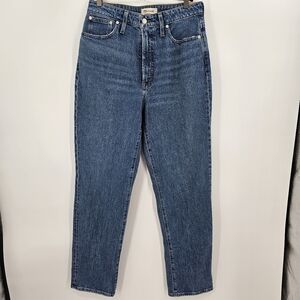 MADEWELL The Tall Perfect Vintage Straight Jeans Size 30T
